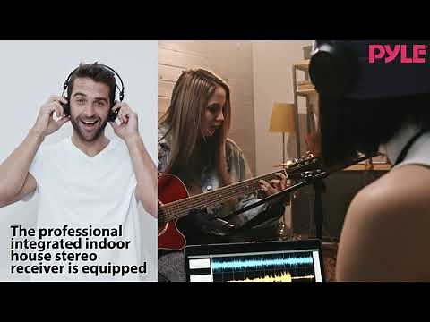 Bluetooth Tube Amplifier Stereo Receiver - 500W Home Theater Audio Desktop Stereo - PVTA80