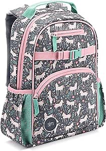 Simple Modern Toddler Mini Backpack for Kids Boys Girls | Preschool Small Backpack | Fletcher Collection | Toddler - Mini (14" tall) | Unicorn Fields