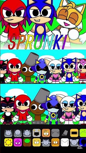 Incredibox Sprunki Sonic #sprunki #incrediboxsprunki #sprunkimod #sonic