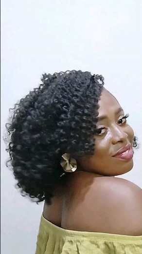 🔥 EASY BRAIDLESS CROCHET HAIRSTYLE w/ Brazilian wool | No cornrows | No tension Protective style