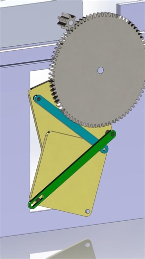 close and open mechanism #solidworks #mechanism #mechanicalengineering #cad #solidworkstutorial