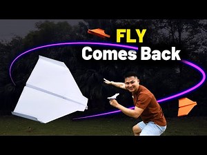 Paper Airplane That Comes Back to You: Amazing Trick