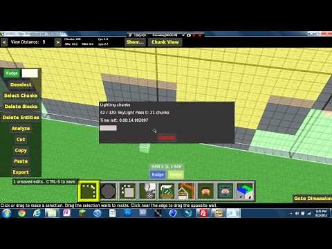 MCedit/Spritecraft - Minecraft Pixel Art Generation Tutorial!