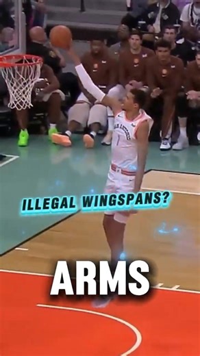 NBA Players with ILLEGAL Wingspans! 📏 #basketball #nba