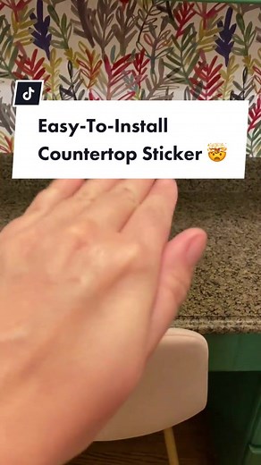 Easy-To-Install Countertop Sticker for DIY Home Projects