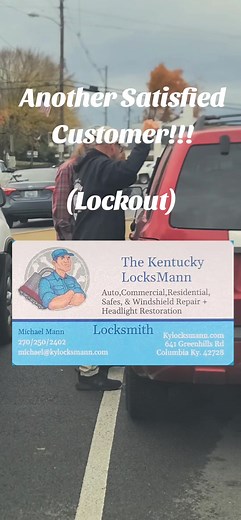Kentucky LocksMann provides 24/7 locksmith services; call 270-250-2402 for assistance. | Michael Mann | Facebook