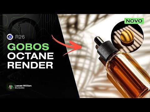 Como criar Gobos no Octane Render - Tutorial Cinema 4D R26