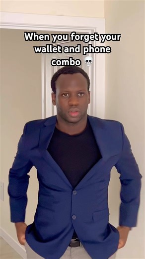 When your forget your wallet and phone 💀