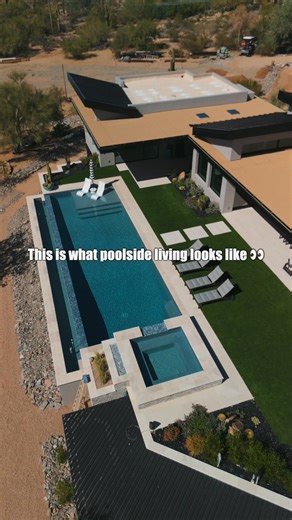 Ice clinks, sunlight dances, and the water looks unreal. The kind of setup that turns “just another Saturday” into a full vibe. Cool water, warm light, and no reason to leave. #arizonaliving #luxurypools #pooldesign #outdoorliving #backyardoasis #scottsdalehomes | Caribbean Pools & Spas, Inc. | Facebook
