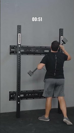 ¡Rack de CrossFit plegable RAGNAR! ¡Se abre y cierra en menos de 1 minuto!