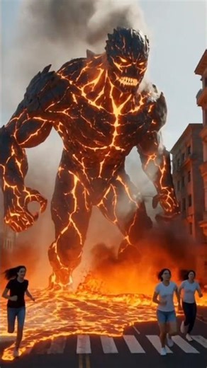 WORLD’S BIGGEST Lava Monster vs HULK 💪🔥 (INSANE FIGHT) #hulk #avengers #marvel #ironman