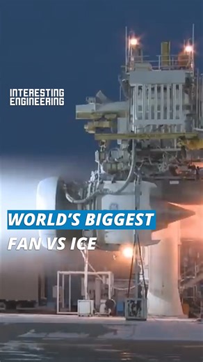 86K views · 541 reactions | The world’s biggest and most powerful commercial aircraft engine had icing tests through the bitter cold. | Interesting Engineering | Facebook