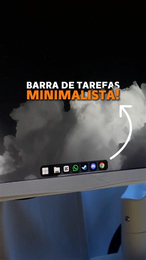 Deixando sua Barra de Tarefas mais bonita e minimalista! ✅ #pc #dicadepc #windows11 #gamer #setup