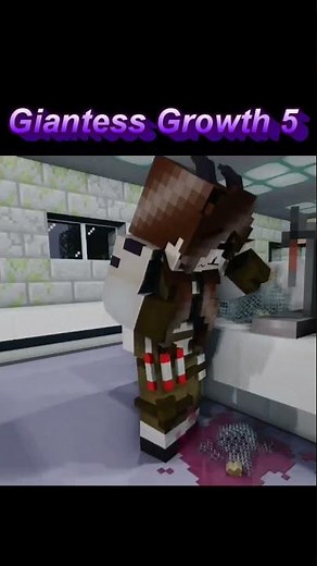 Giantess Growth 5 - Teaser pt 1 #giantess #giantessgrowth #animation #minecraft #grow