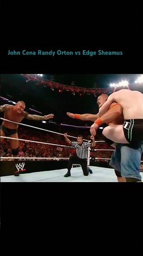 John Cena Randy Orton vs Edge Sheamus raw highlights