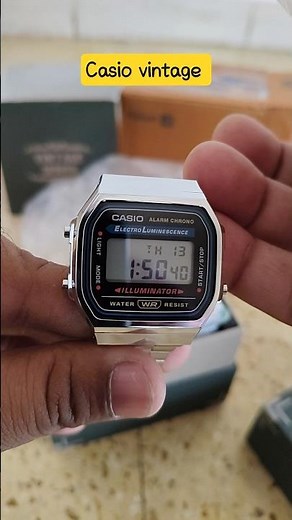 Casio vintage A168WA Unboxing.