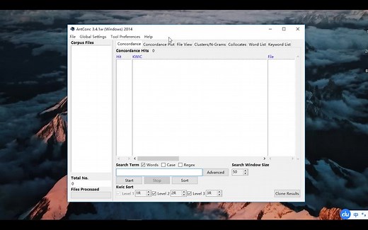 语料库检索及分析软件AntConc使用教学