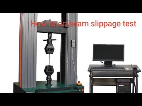 How to do seam slippage of Fabric, ISO 13936-1#viralvideo#textile