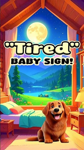 Show Your Baby TIRED in Baby Sign! | First Words for Toddlers