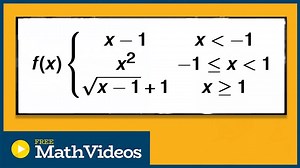 Overview of piecewise functions