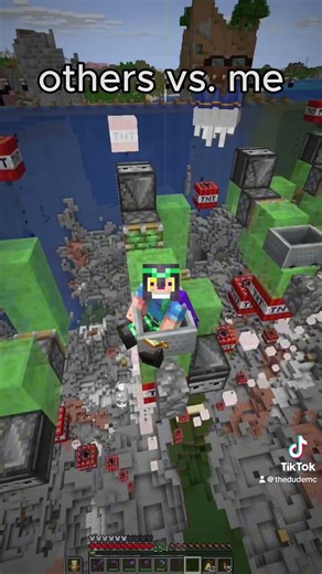 Others vs me in Minecraft