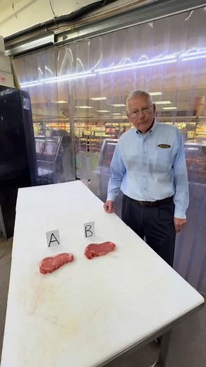 Which steak is the higher quality? We’ll share the answer tomorrow! 📍 Gerrards Market 705 W Cypress Ave., Redlands, CA 92373 | Gerrards Market