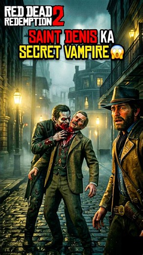 RDR2 Secret Vampire in Saint Denis 😱 (You Missed This!)