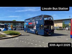 Buses at Lincoln Central Bus Station (30/04/2025)