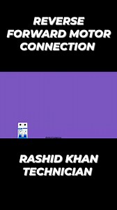 FORWARD REVERSE MOTOR STARTER CONTROL WIRING DIAGRAM #electrician #education #Electronics #electrical #wiring #motor | Rashid Khan