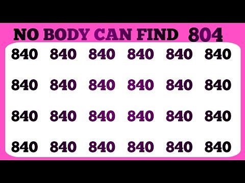 Find The Odd One Out | Test Your Observation Skills 👀 | Challenge Number And Letter Edition