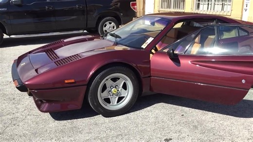 Ferrari 308 GTB with a rare color known as Prugna. I had the opportunity to detail it for several years. #ferrari #ferrari308 #ferrari308gtb | Fiuza's Auto Detailing