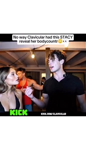 Streamer kick on Instagram: "The Plot Twist Nobody Saw Coming... 😳 Is it just us, or did the room get really quiet all of a sudden? 💀 We’ve all seen the "body count" interviews, but this one just hit different. One second she’s claiming the "virgin" title on a live stream for thousands of people, and the next second... well, the whisper says it all. The look on Clavicular’s face is pure Main Character Energy meeting a reality check. Why is everyone talking about this? The Irony: Going from "I'