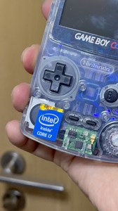 Preview of my custom (design) Gameboycolor Gbc103 windows edition Can it run Doom?? Lol | Retrohai hai softbank