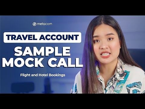 Travel Account Mock Call | Call Center Guide | Part 1 | Metacom Careers