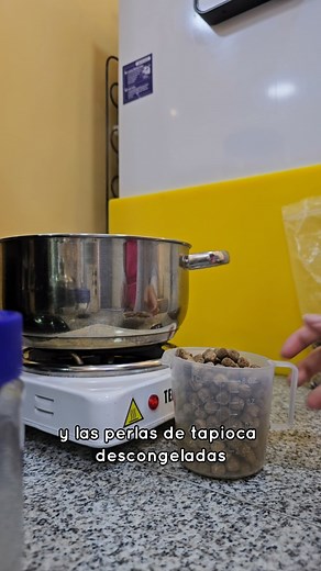 perlas de Tapioca! . muy pocos lugares las ofrecen, pero son las originales d eun bubble tea!