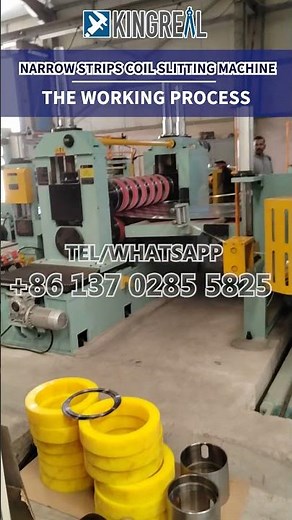 What Is The Working Process Of Narrow Strip Coil Slitting Machine? KINGREAL Steel Slitting Line