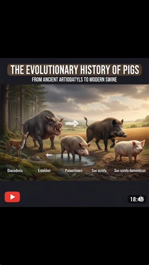 The Evolutionary History of Pigs #ai #evolution