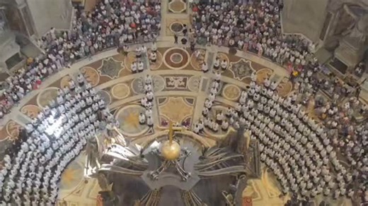 We HAD to share this video that was shared with us! The SSPX bishops, priests, religious, and faithful singing the Nicene Creed inside St. Peter’s Basilica! 🙏🏻❤️ #saintpetersbasilica #basilicastpeter #romebasilica #Rome #romejubileeyear #romejubilee2025 #romejubilee #jubileerome #jubileeyear2025 #jubileeyear #fsspx #sspx #sspxpilgrimage #reginapilgrimages | Regina Pilgrimages