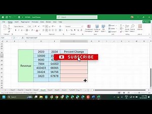 How to Calculate Percentage Difference Between Two Numbers in Excel