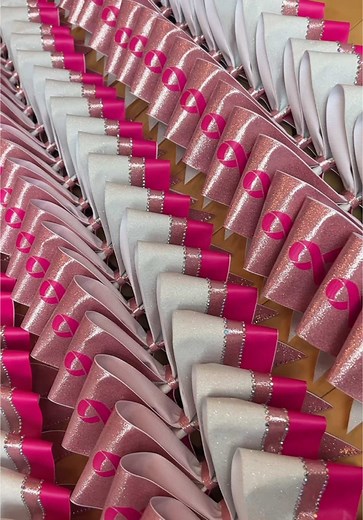 October Cheer Bow Ideas for Breast Cancer Awareness