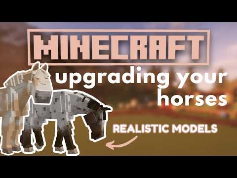How to Install Realistic Horse Models for Minecraft! | SWEM Addendum and Realistic Breeds Pack