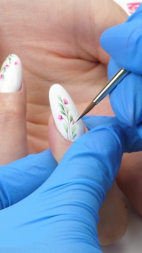 Virág minta aquarell technikával: Színek és Formák