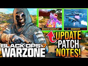 New CALL OF DUTY UPDATE PATCH NOTES… (Surprise Changes, New WEAPON, & More)