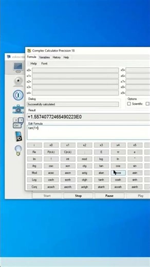 Complex Number Calculator Precision 18