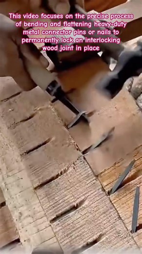 Precision Timber Joinery: Locking the Joint 🪚 #Woodworking #Carpentry #TimberFraming #ToolHacks