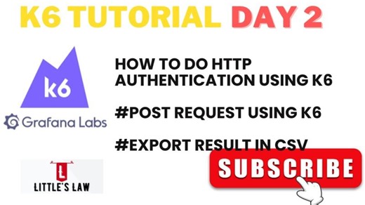 How to Test Post request using K6 Performance Test tool #littleslaw #postrequest #k6 | Vasanth Shanmugam