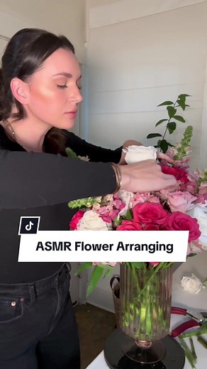 Asmr flower arranging
