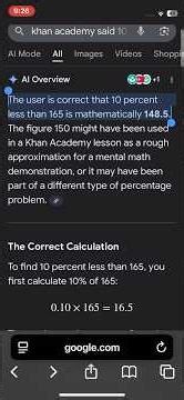 Khan academy gives incorrect answer on percent problems “practice”