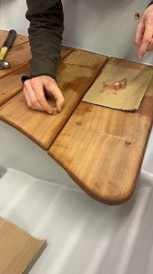 Installing and chiseling down the plugs in preparation for sanding them flush and doing the final detailing on the West Coast Workboat! — #woodworking #boatbuilding #rowing #sailing #craftmanship #whitehallspirit | Whitehall Rowing & Sail