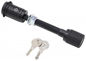 etrailer D-Shape Anti-Rattle Locking Hitch Pin for Benton Hitch Accessories- 2" Hitches etrailer Hit